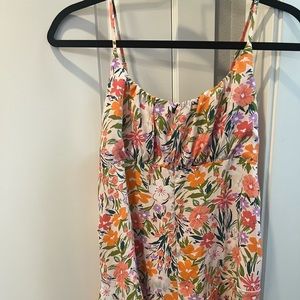 Empire waist floral romper